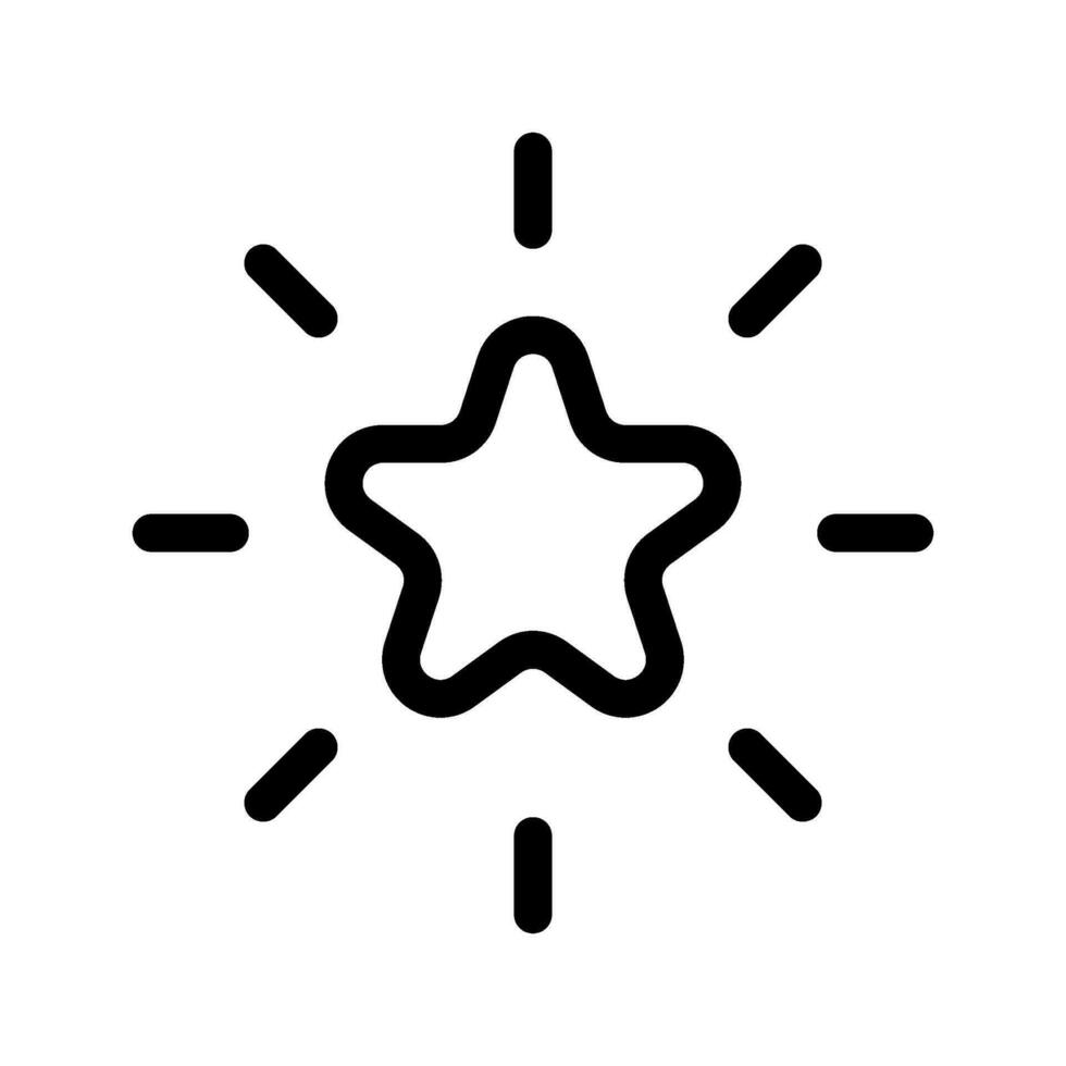 Sparkling Icon Vector Symbol Design Illustration