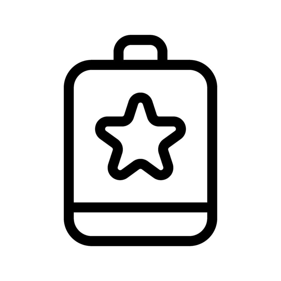 Starred Task Icon Vector Symbol Design Illustration