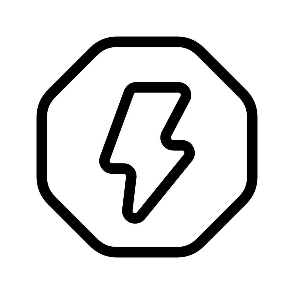 Electric Icon Vector Symbol Design Illustration