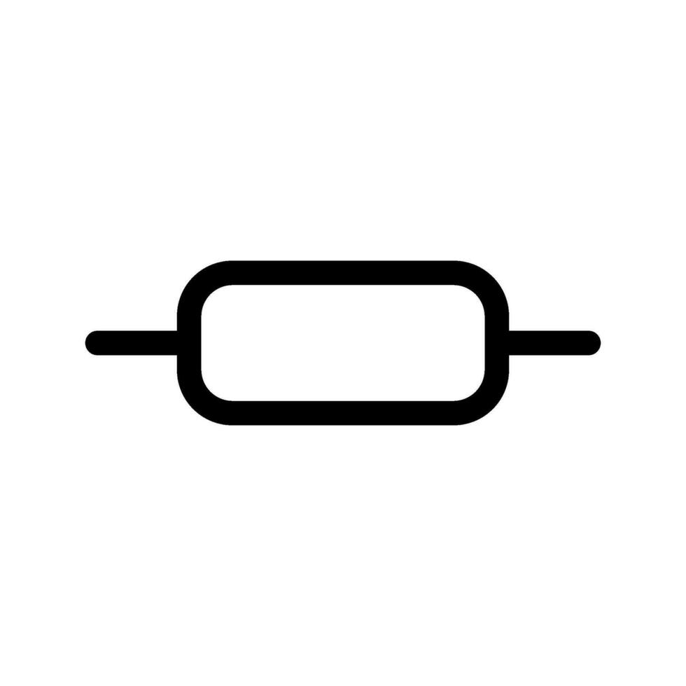 Resistor Icon Vector Symbol Design Illustration