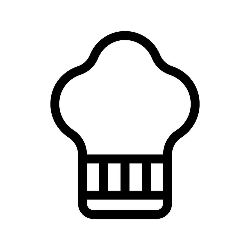 Chef Cap Icon Vector Symbol Design Illustration