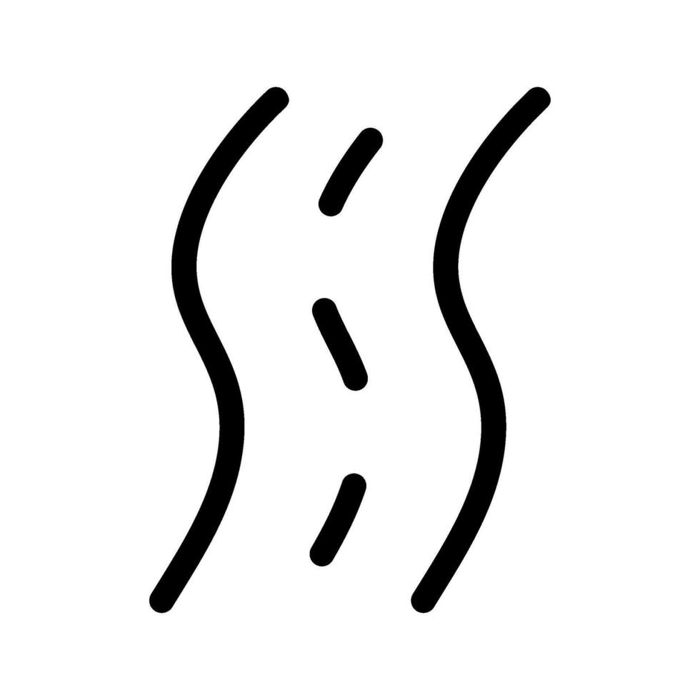 la carretera icono vector símbolo diseño ilustración