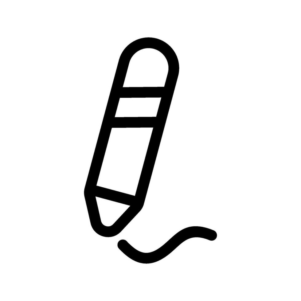 Pencil Icon Vector Symbol Design Illustration