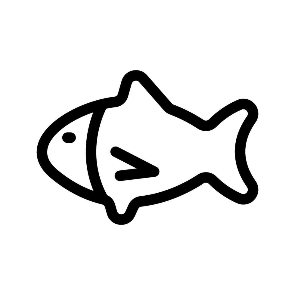 Fish Icon Vector Symbol Design Illustration
