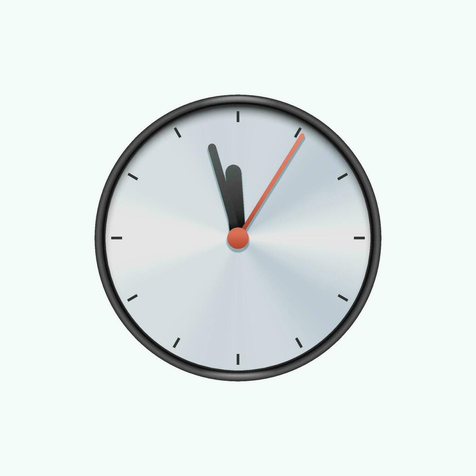 clock front view vector