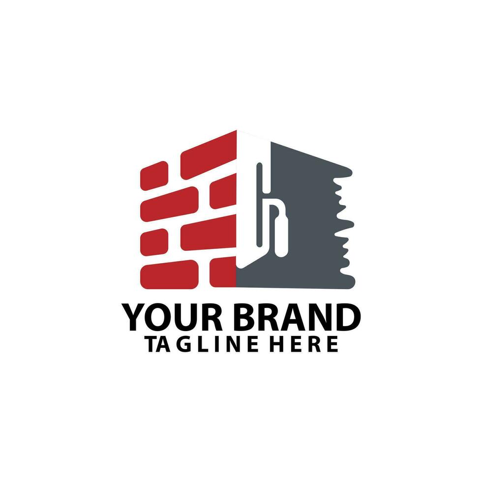 house construction vector logo design