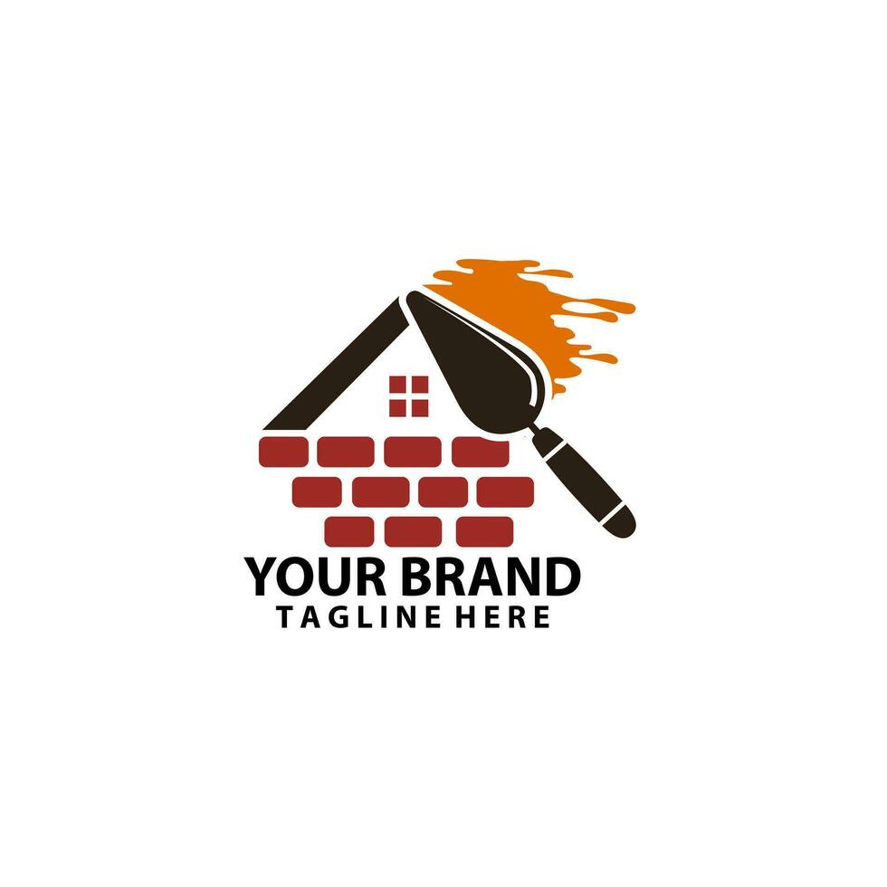 home contruction logo design vector