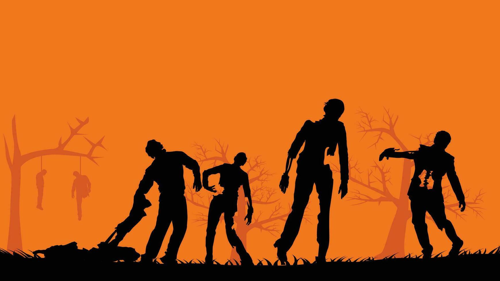 picture of zombies vector