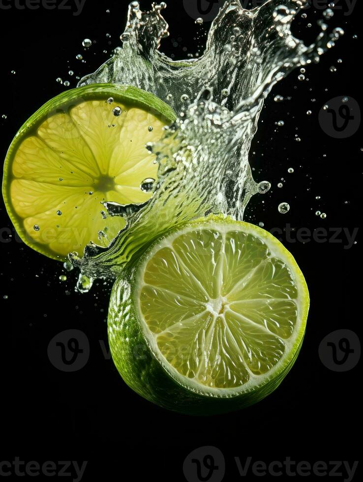AI Generative a photo of lime