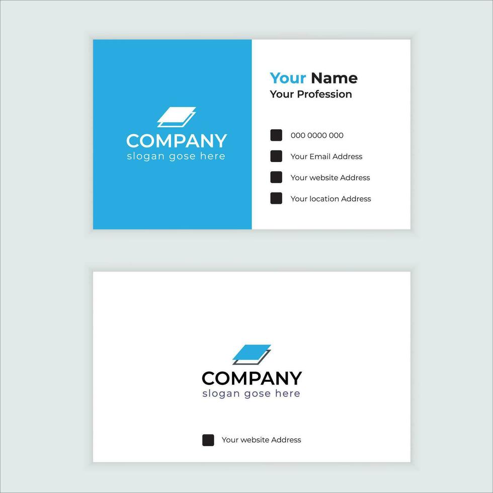 Creative Business Card Template Free Vector