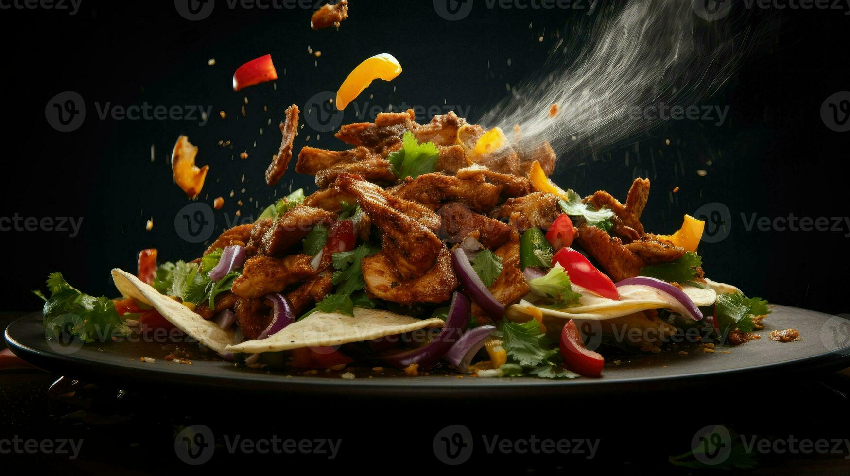 AI Generative a photo of fajitas