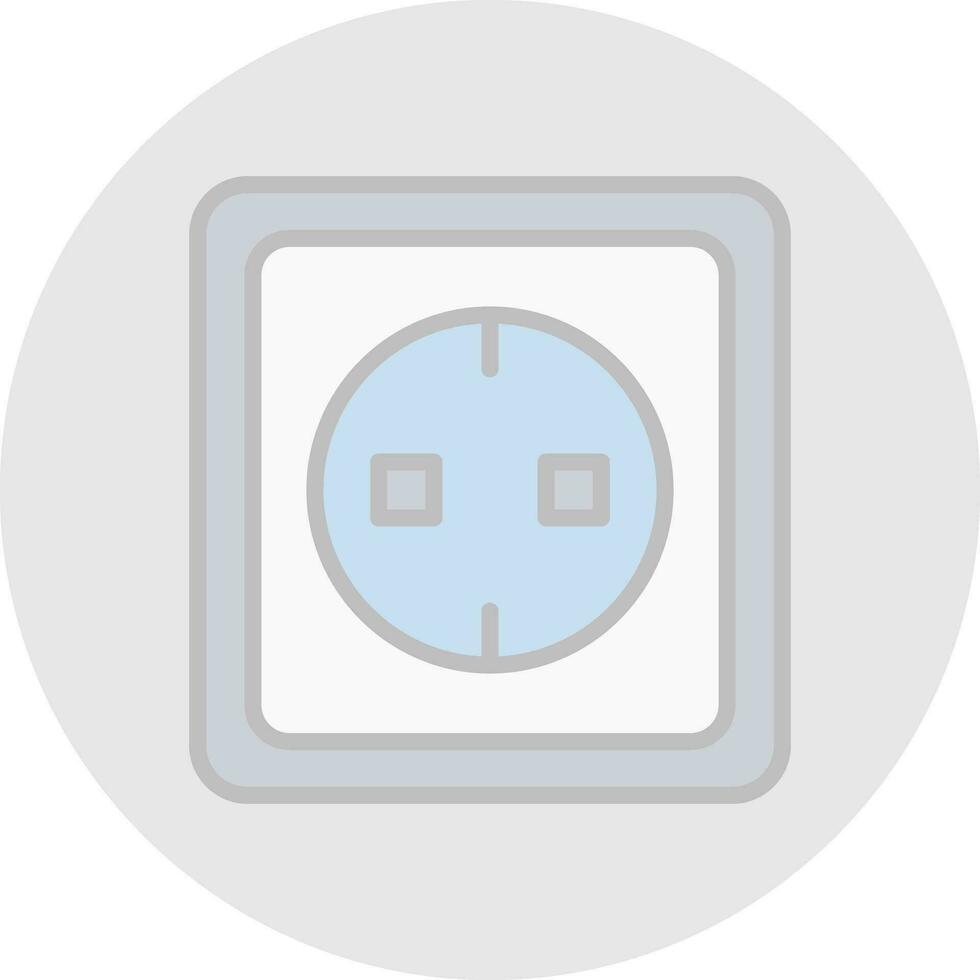 Electric socket Vector Icon Design