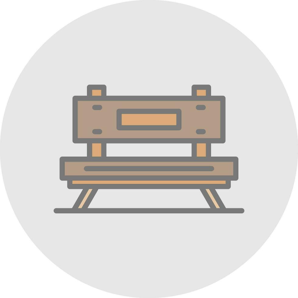 Bench Vector Icon Design