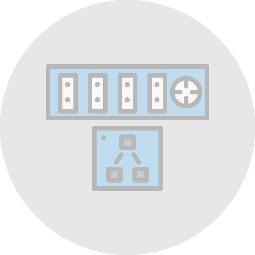 Wall socket Vector Icon Design