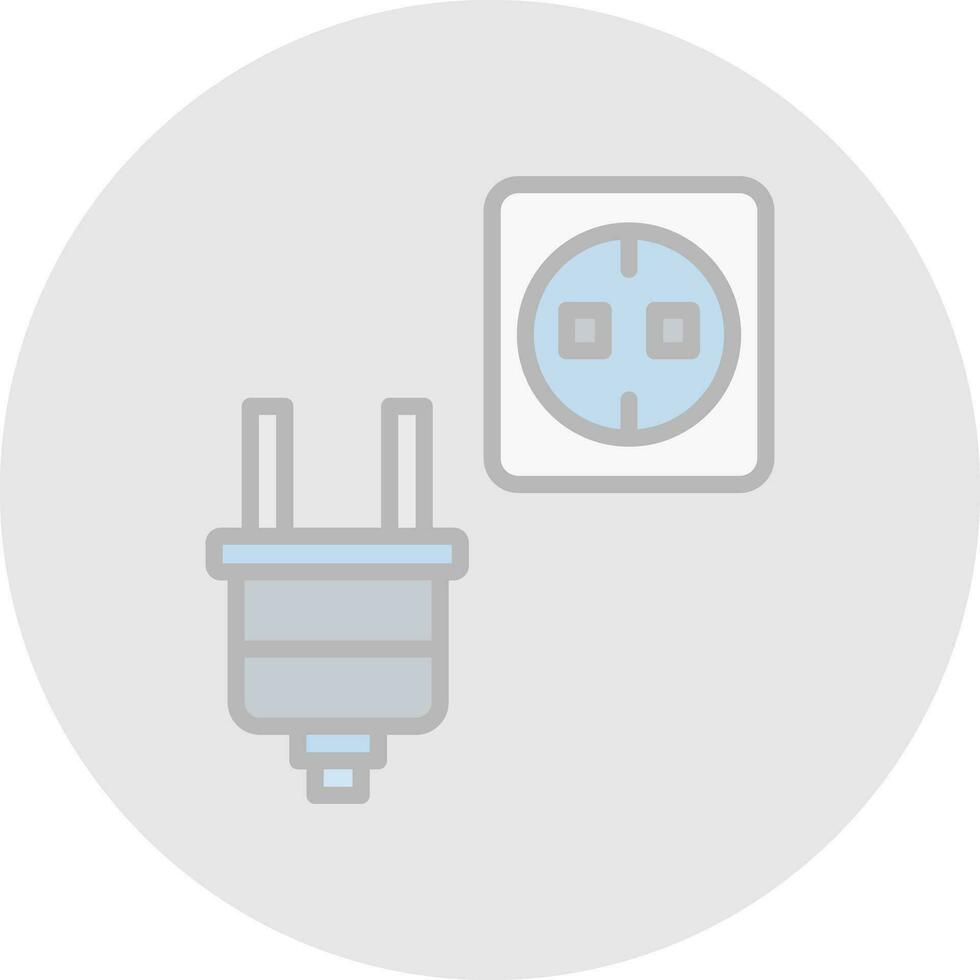 Plug Vector Icon Design