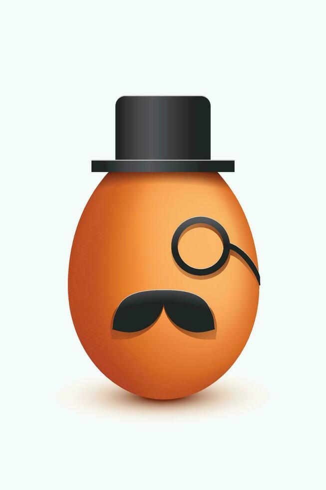 old boss egg style vector