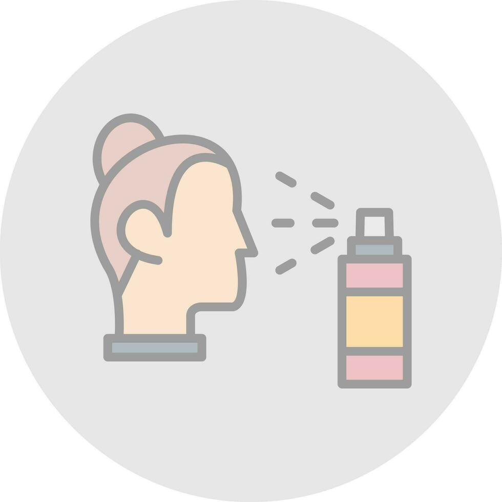 Face Mist Vector Icon Design