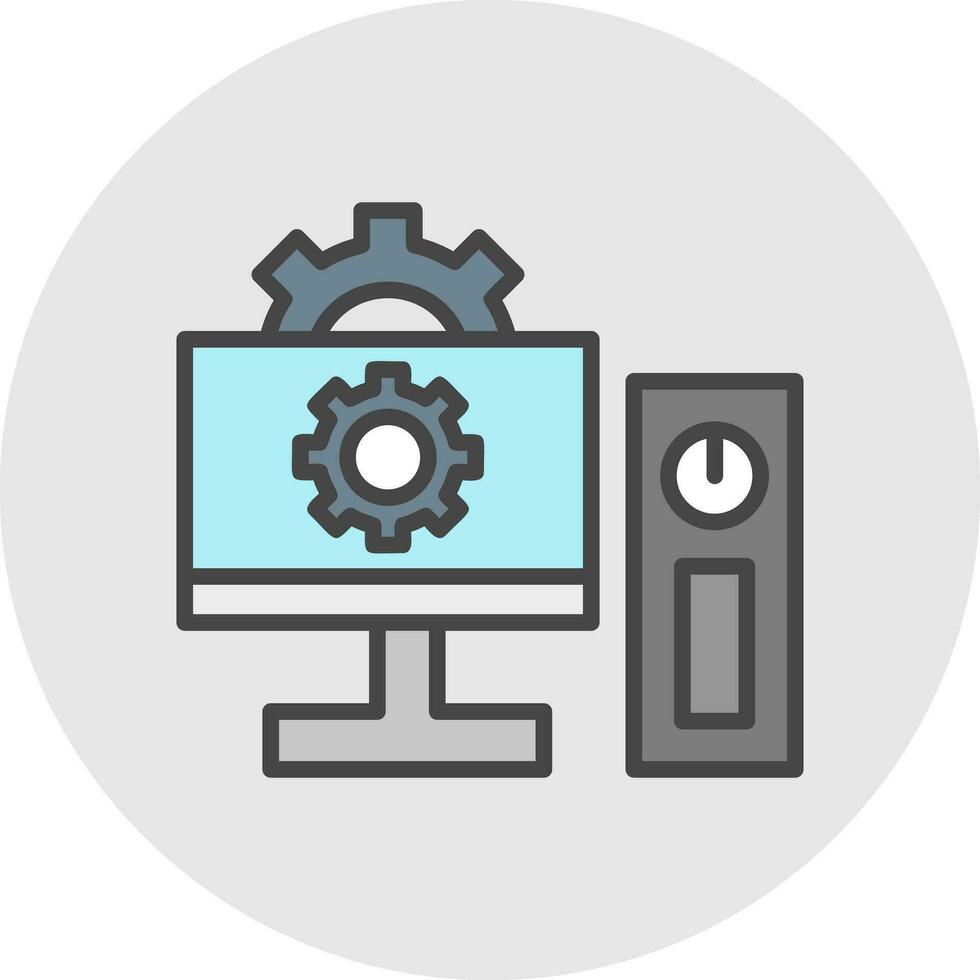 Desktop Vector Icon Design