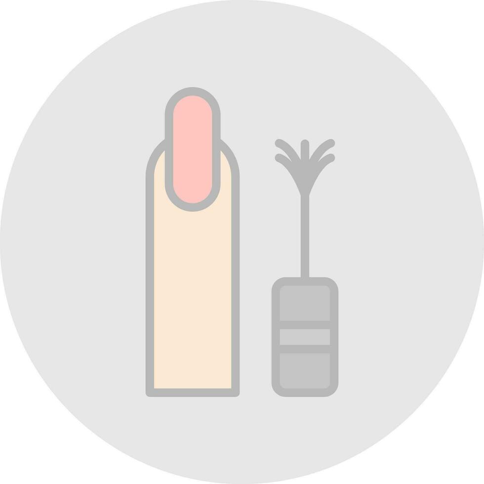 Nail Polish Vector Icon Design