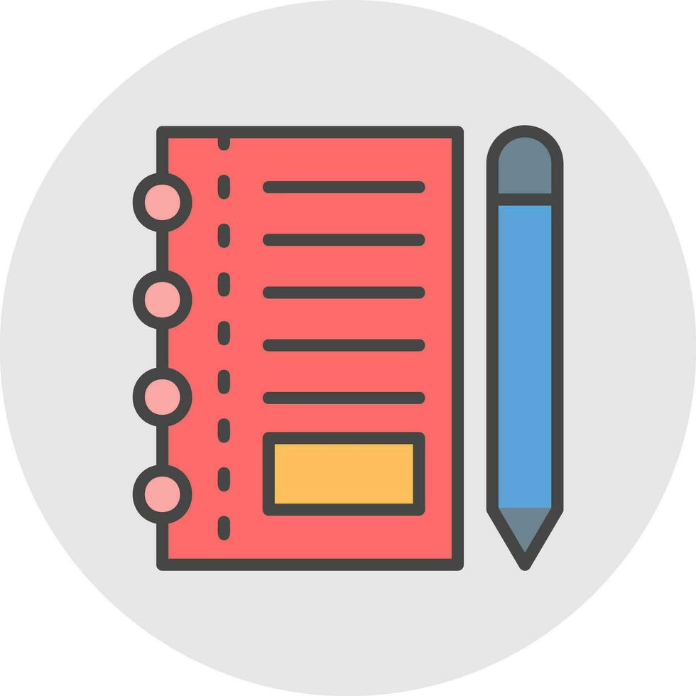 Notepad Vector Icon Design