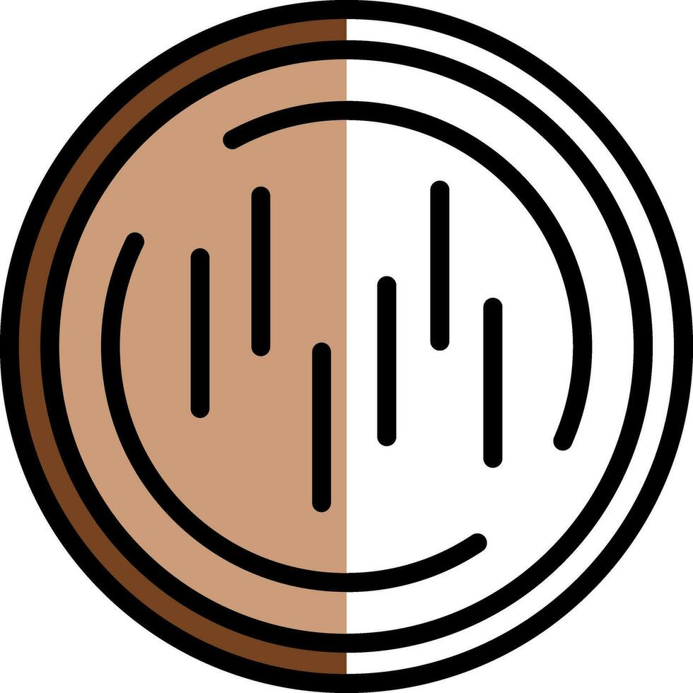 Log Vector Icon Design