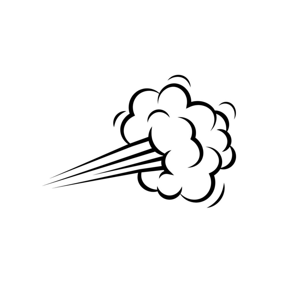 wind blow line vector isolated