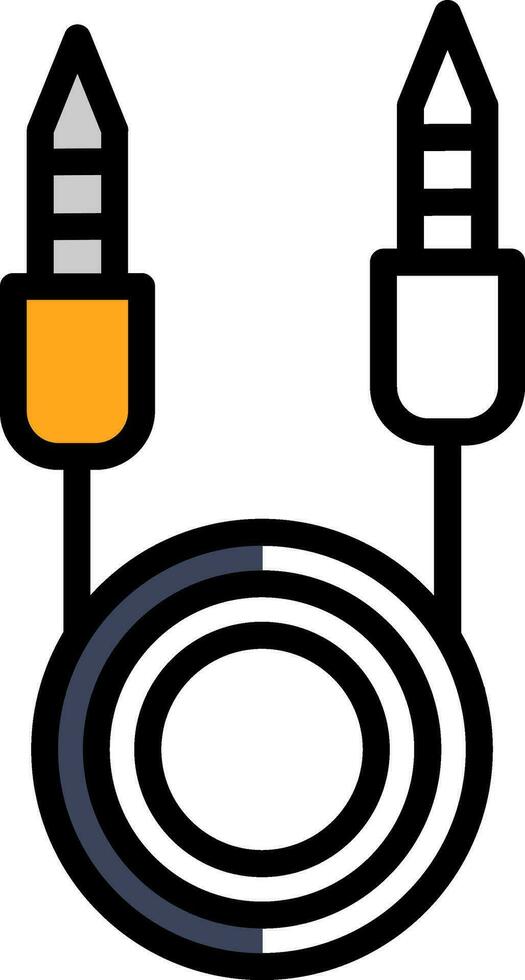 Sound cable Vector Icon Design