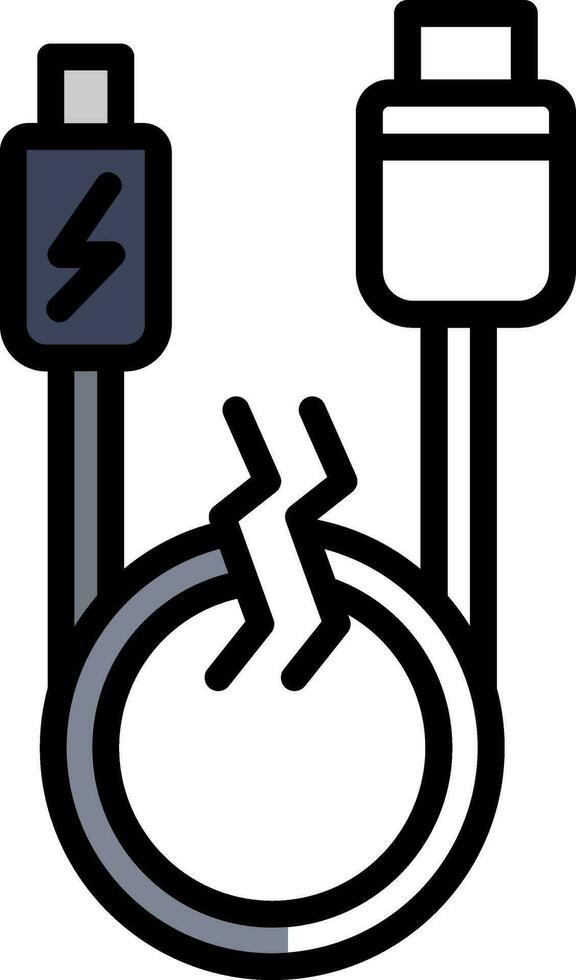 Usb cable Vector Icon Design