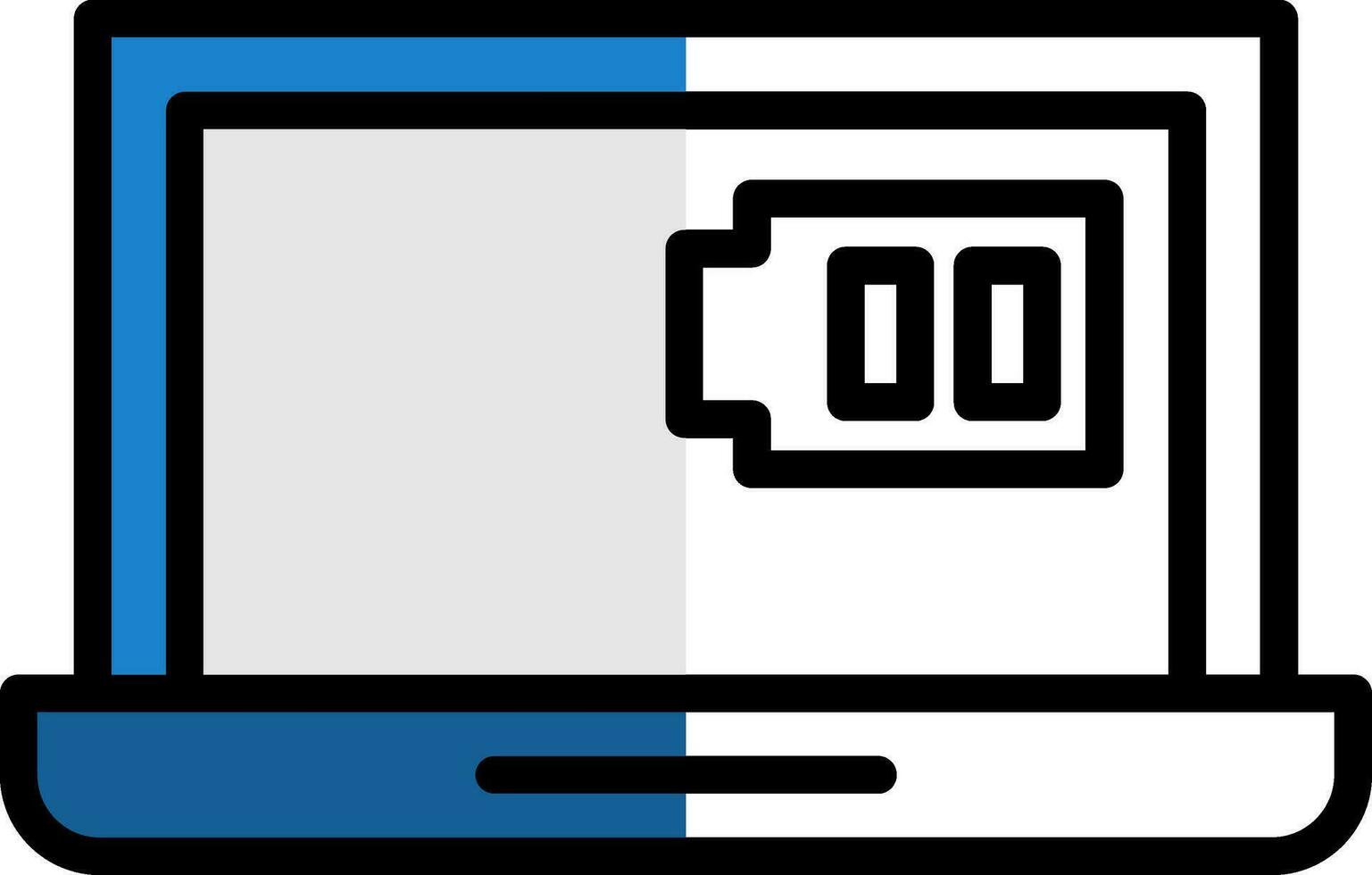 Laptop Vector Icon Design