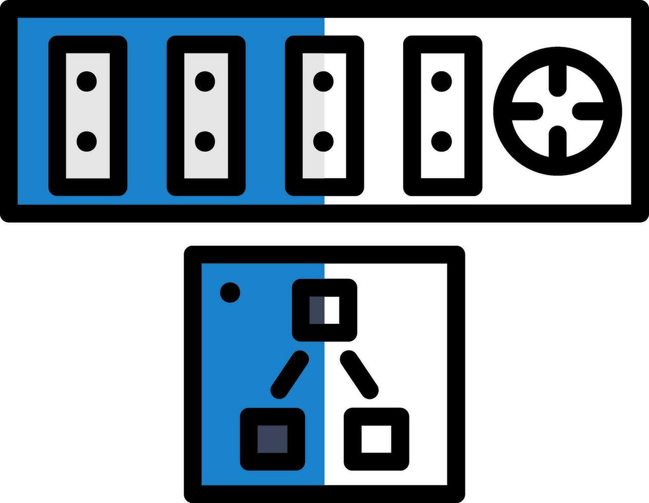 Wall socket Vector Icon Design