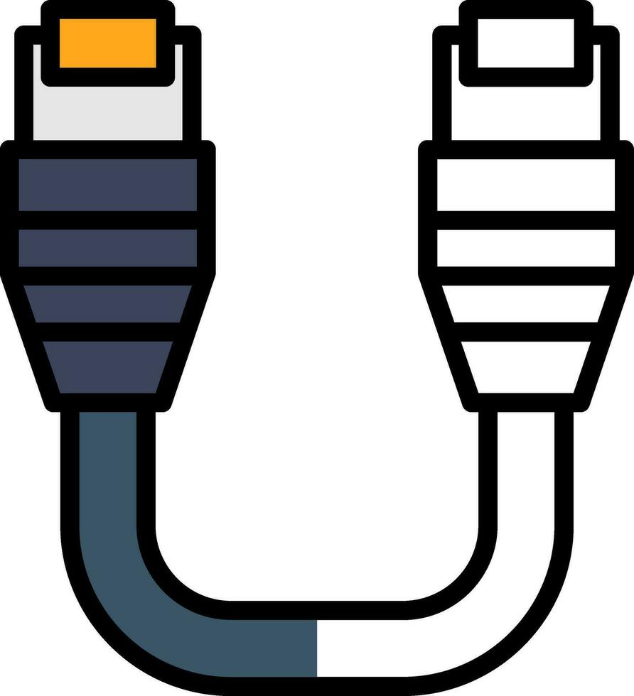 diseño de icono de vector de ethernet