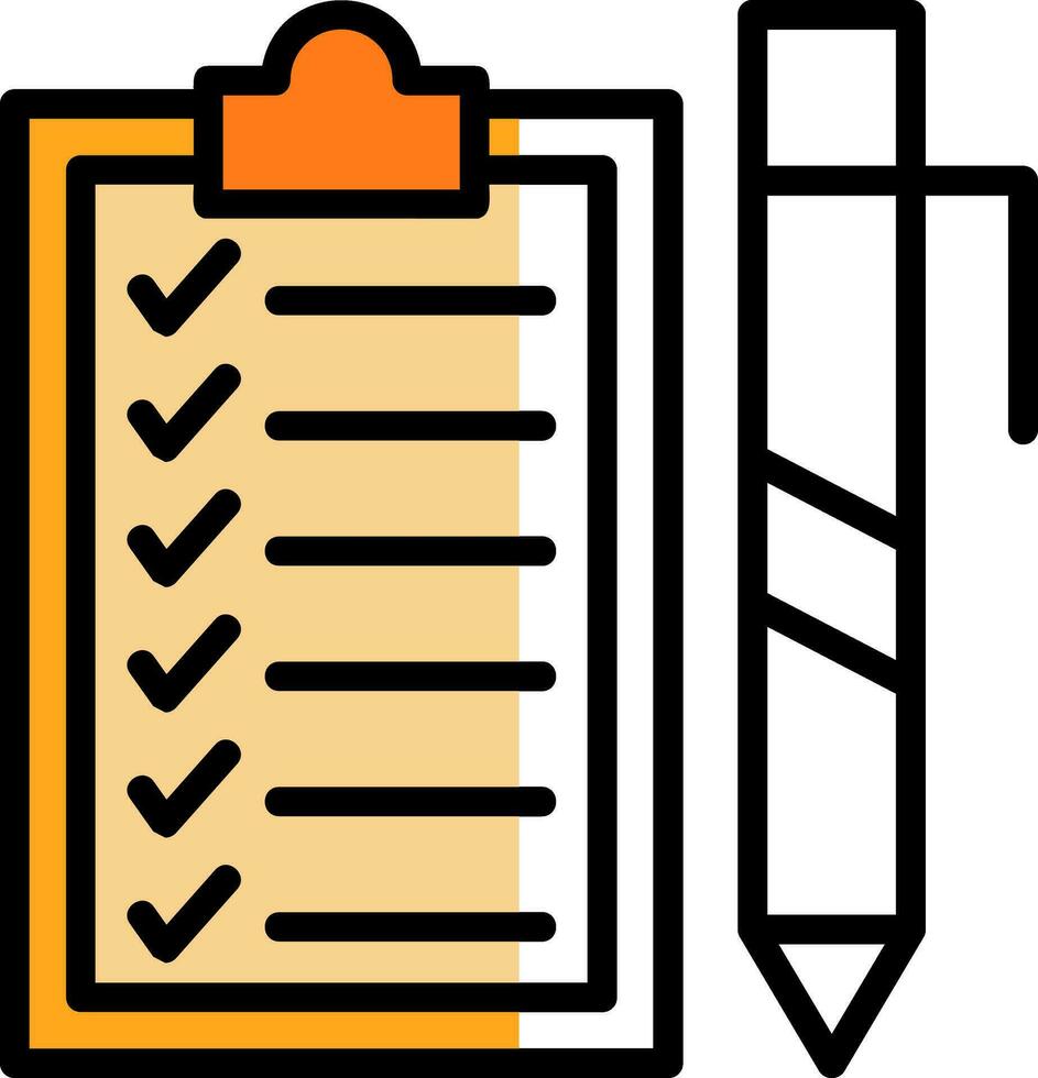 Checklist Vector Icon Design
