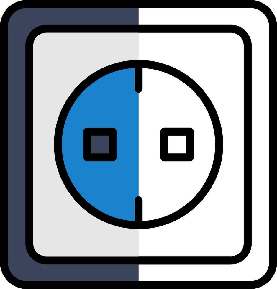 Electric socket Vector Icon Design