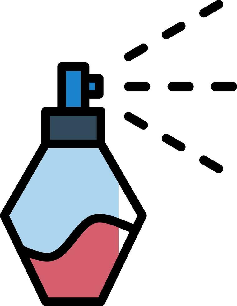 Perfume Bottle Vector Icon Design