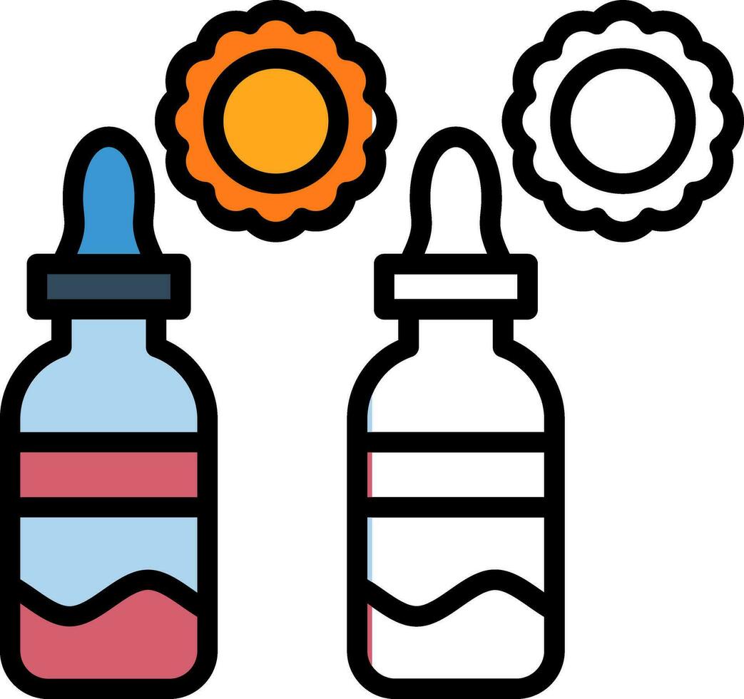 Essential Oils Vector Icon Design