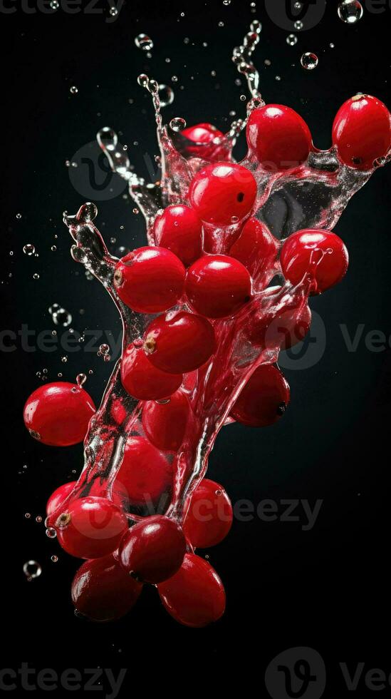 AI Generative a photo of cranberry