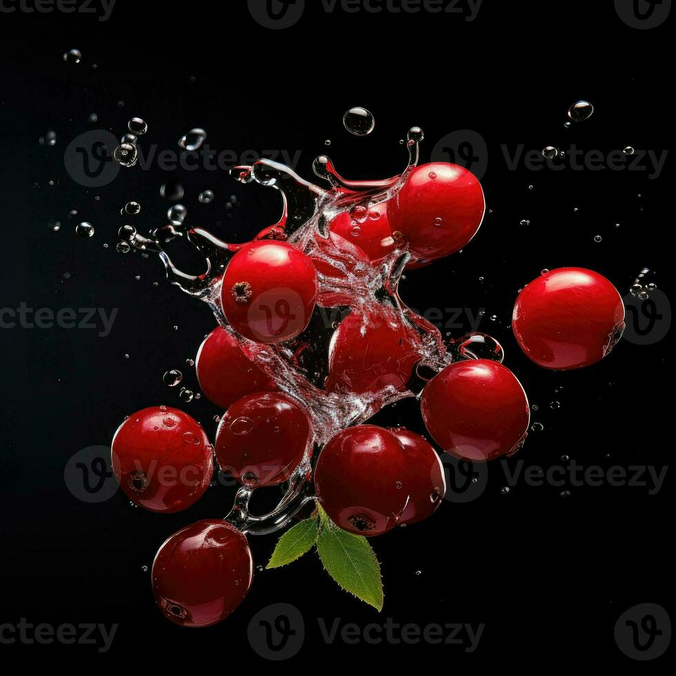 AI Generative a photo of cranberry