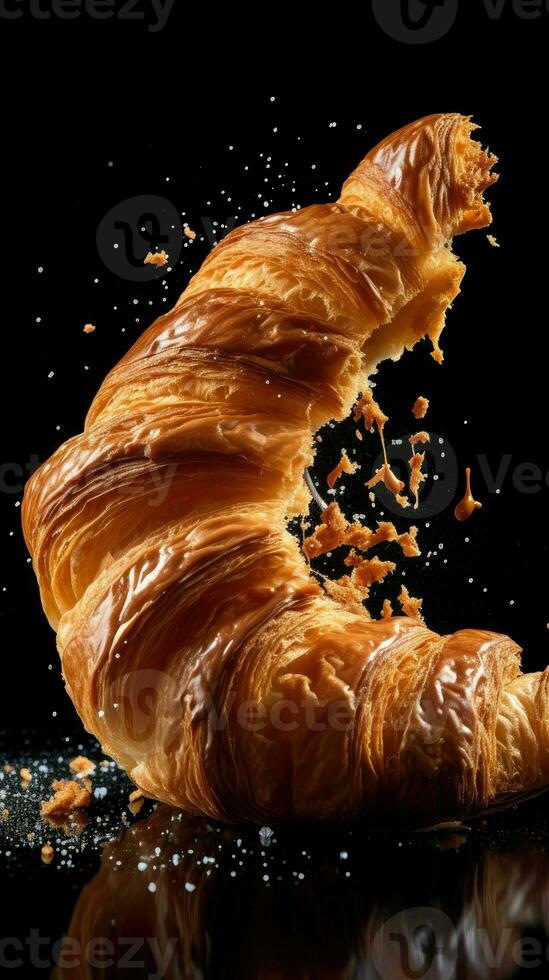 AI Generative a photo of croissant