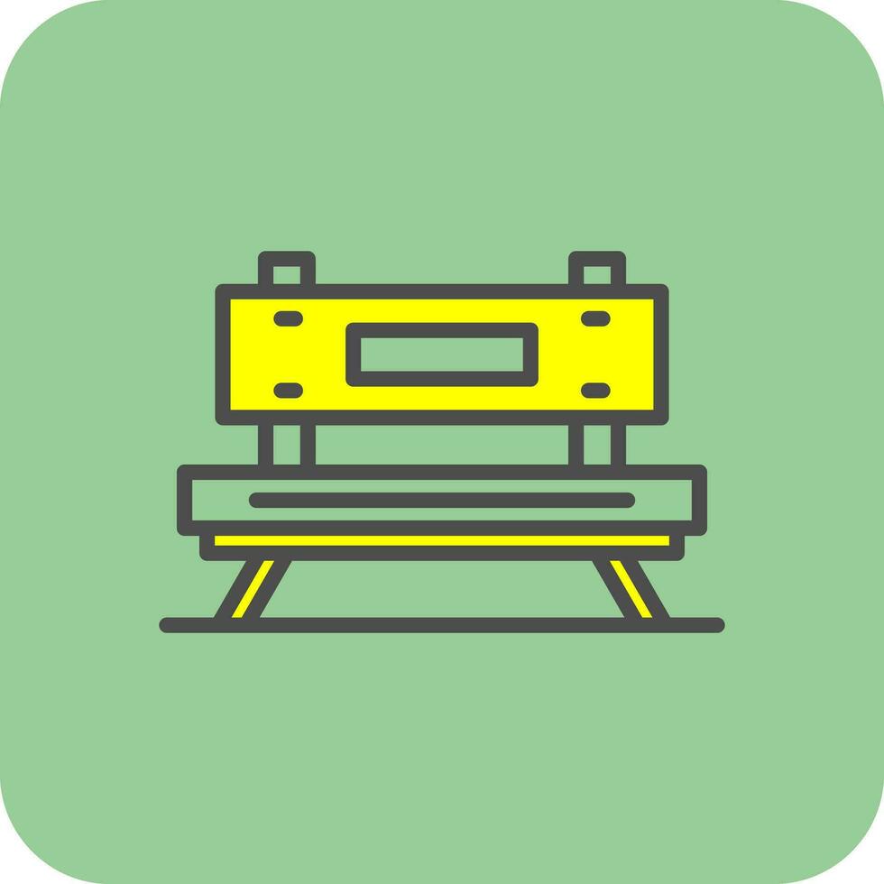 Bench Vector Icon Design