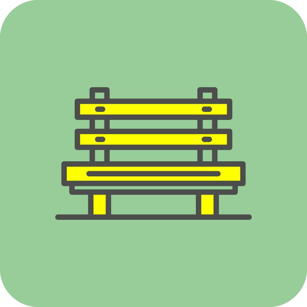 Bench Vector Icon Design