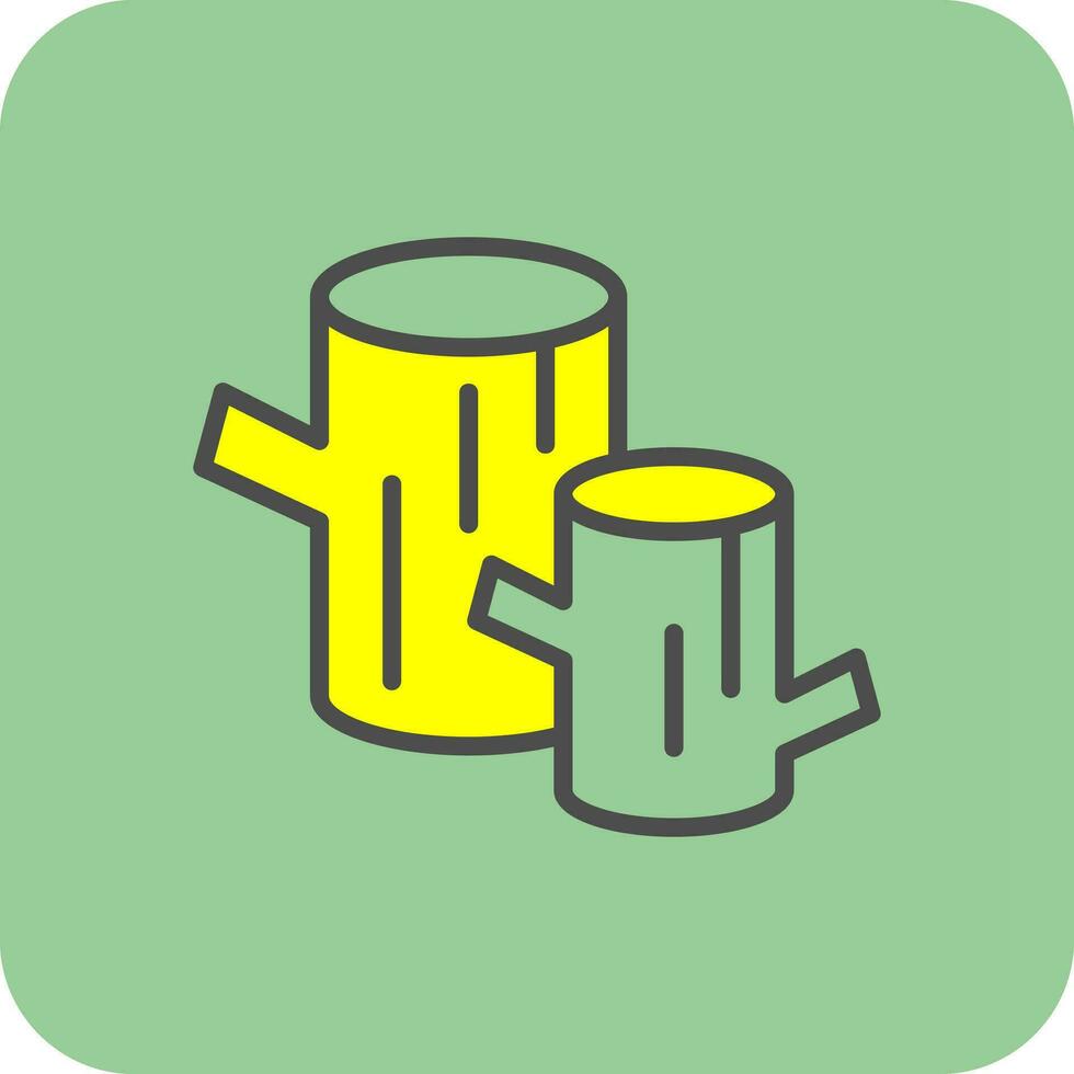 Log Vector Icon Design