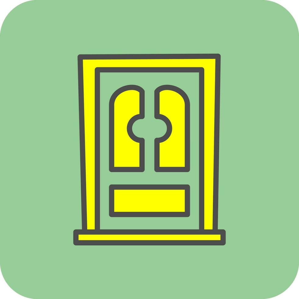 Door Vector Icon Design