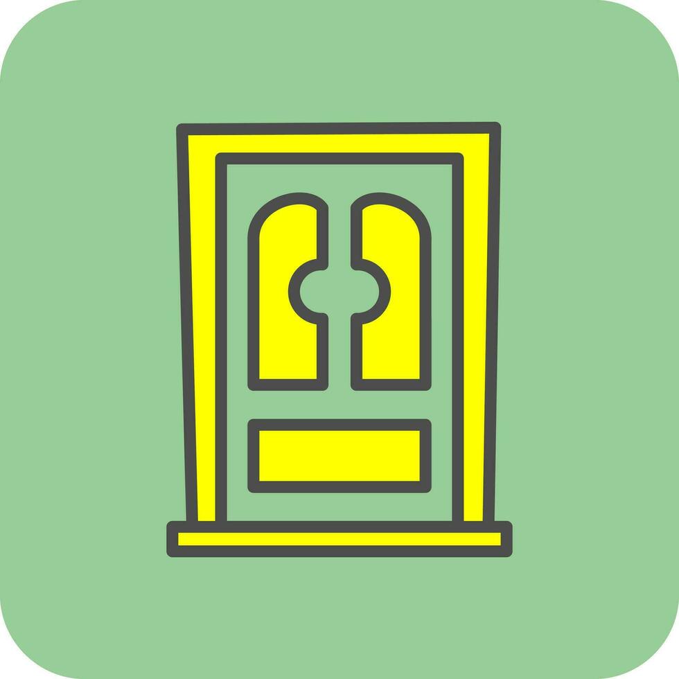 Door Vector Icon Design