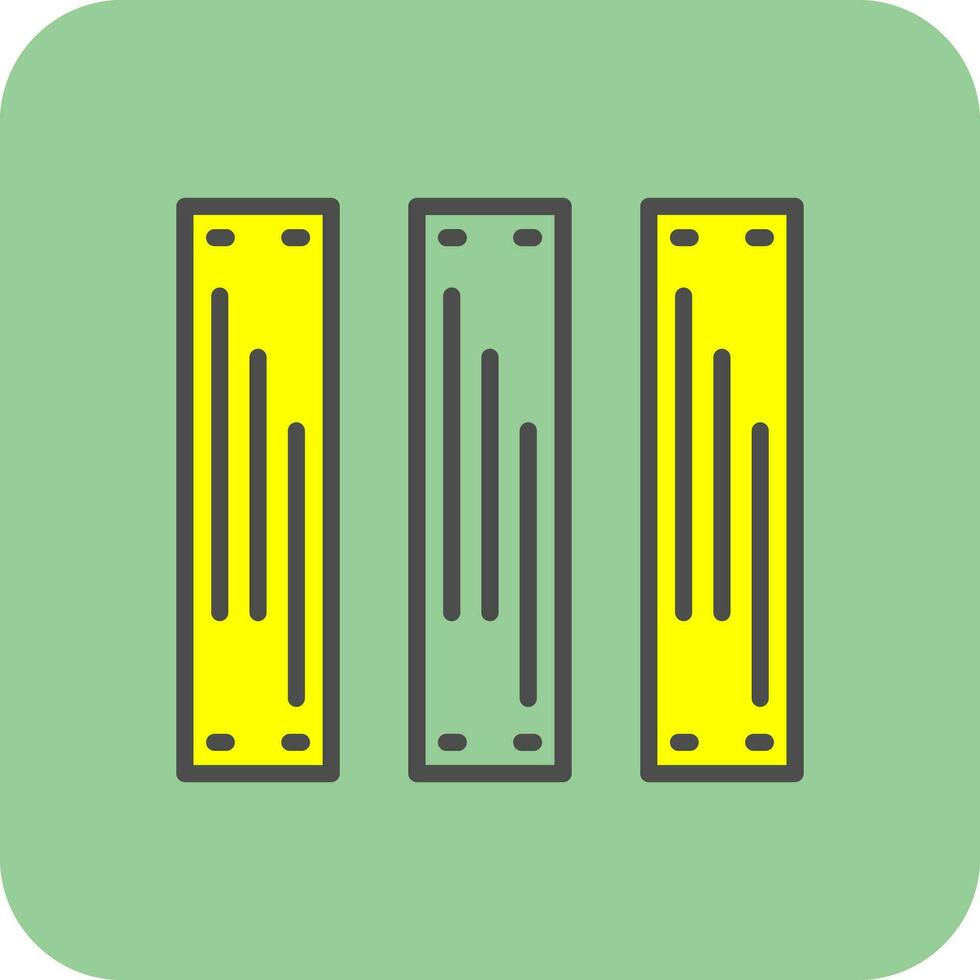 Planks Vector Icon Design