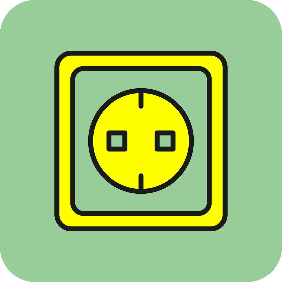 Electric socket Vector Icon Design