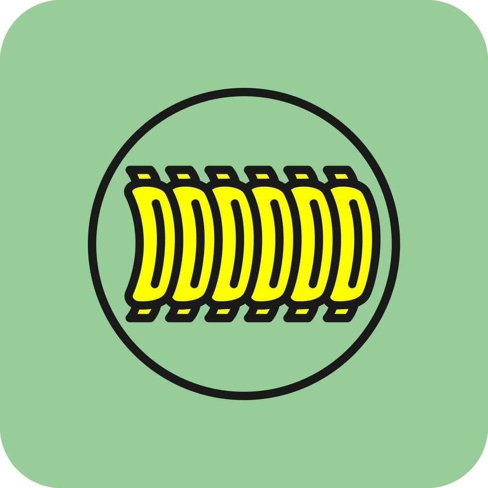 BBQ Ribs Vector Icon Design