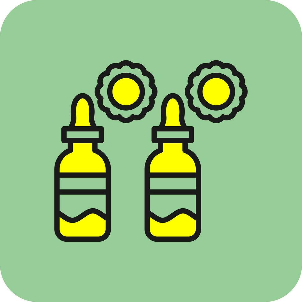 Essential Oils Vector Icon Design