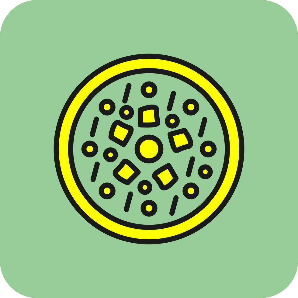 Caesar Pizza Vector Icon Design