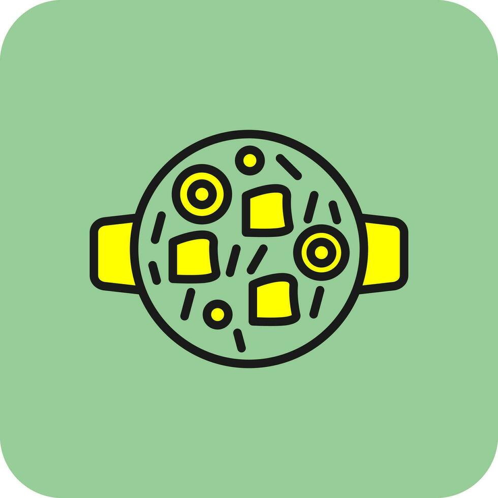 Seafood Chowder Vector Icon Design