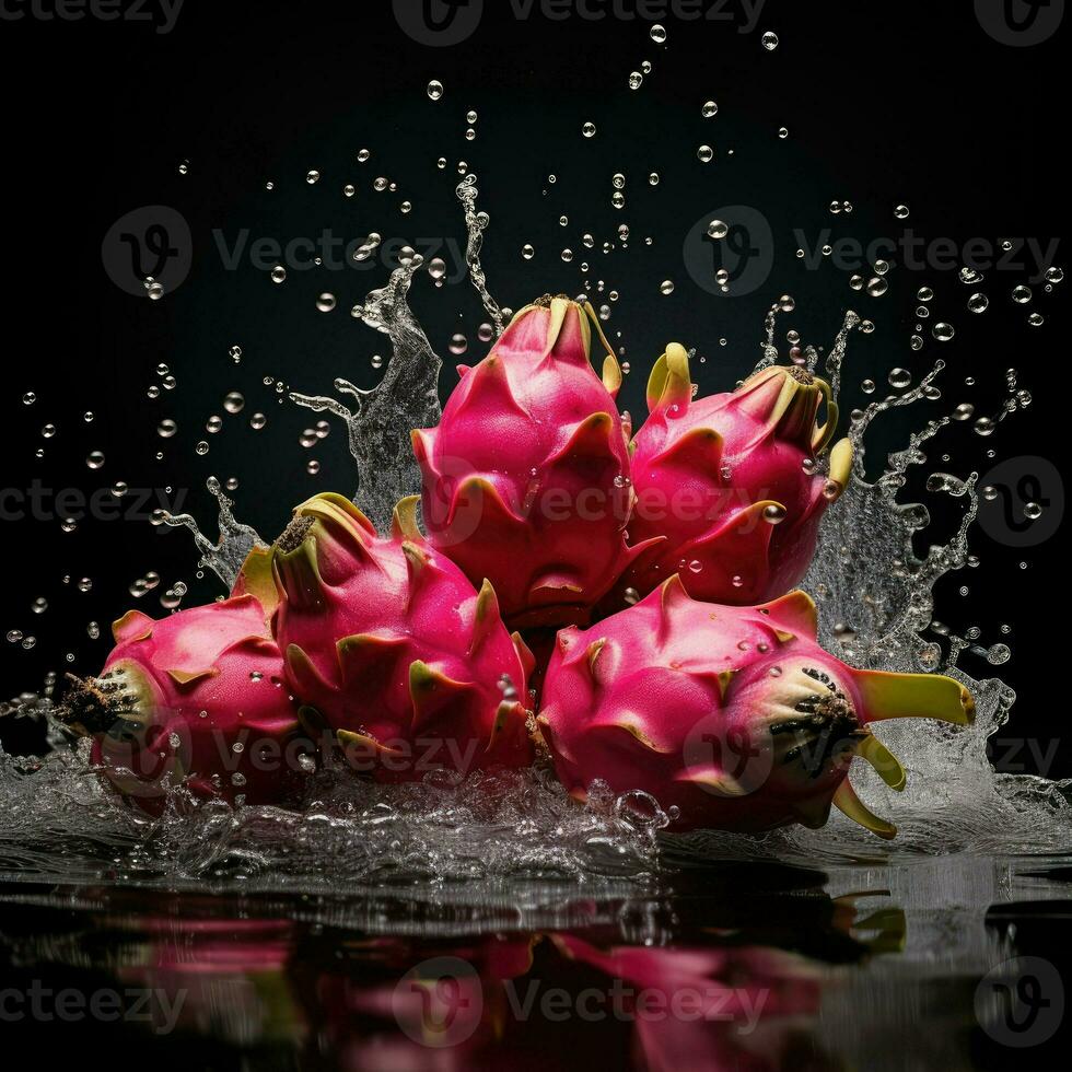 AI Generative a photo of dragonfruit